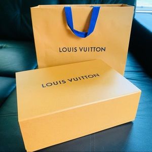 Louis Vuitton box and bag